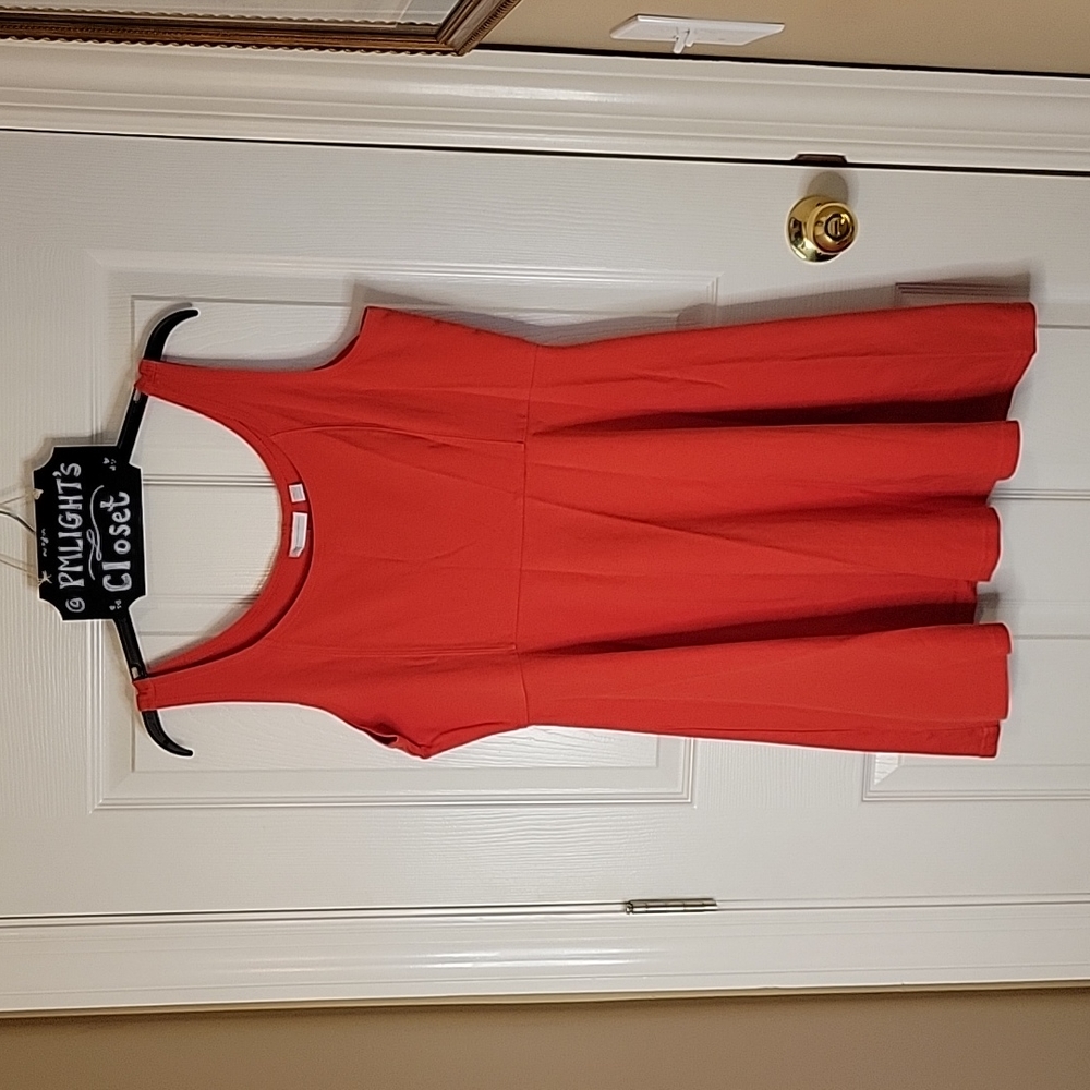 New York & Company Dress Sleeveless XL Dark Pink